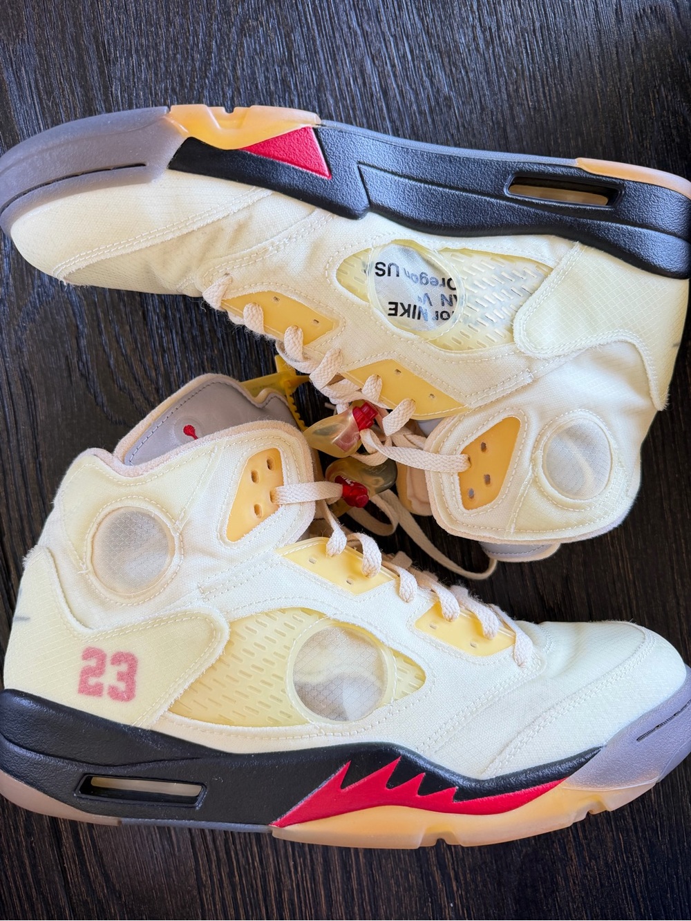 Nike Jordan 5 Retro SP x OFF-WHITE Sail 2020 men’s size 13